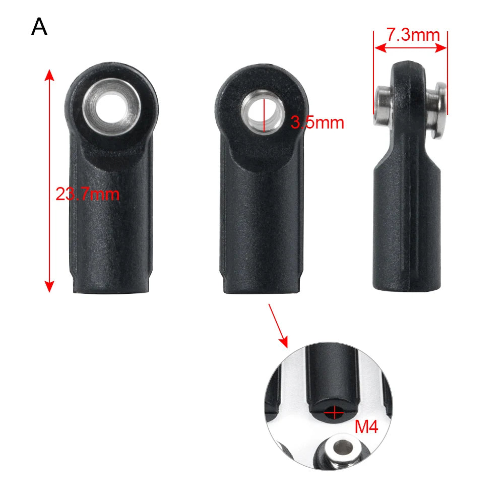 Embouts de biellette M4 AXSPEED pour TRX4 SCX10 Wraith – vue 2