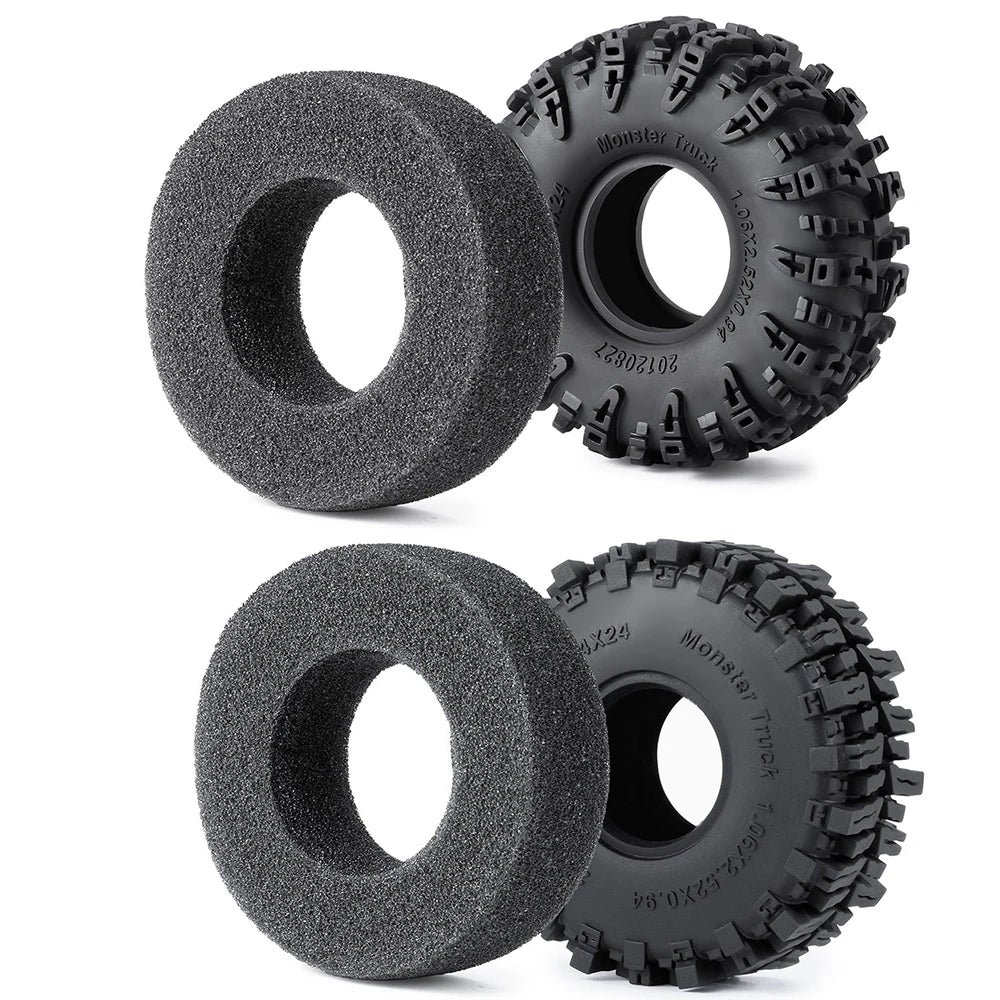 Pneus Mud Terrain AXSPEED 1.1 / 1.3 pour TRX4M / SCX24 / FCX24 – vue complémentaire 4