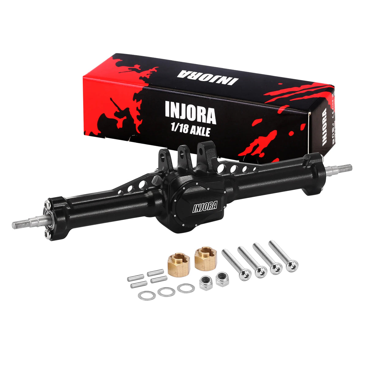 Ponts complets CNC INJORA +4 mm TRX4M – vue produit