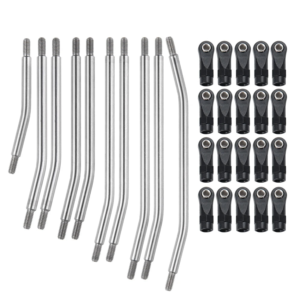 Biellettes inox AXSPEED avec rotules pour SCX10 II / TRX4 – vue 7