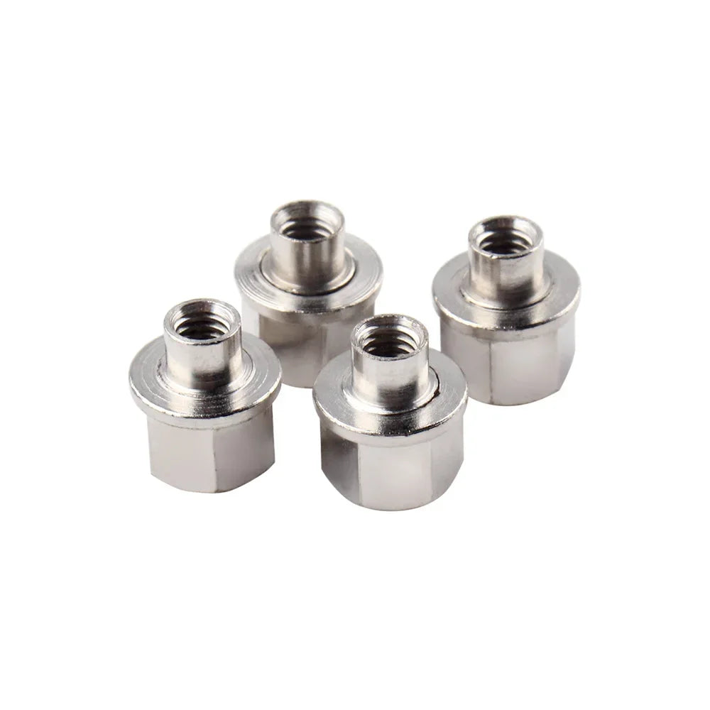 Hexagones rallongés INJORA en laiton pour crawler TRX4 – vue produit