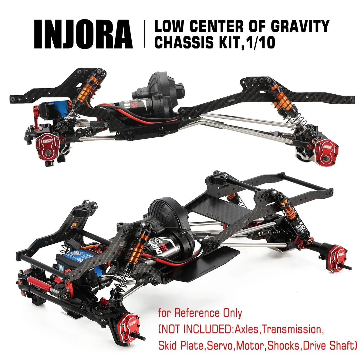 Châssis crawler LCG INJORA 416 mm – présentation complémentaire
