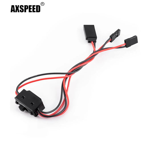 Interrupteur ON OFF AXSPEED JST JR Futaba pour récepteur RC