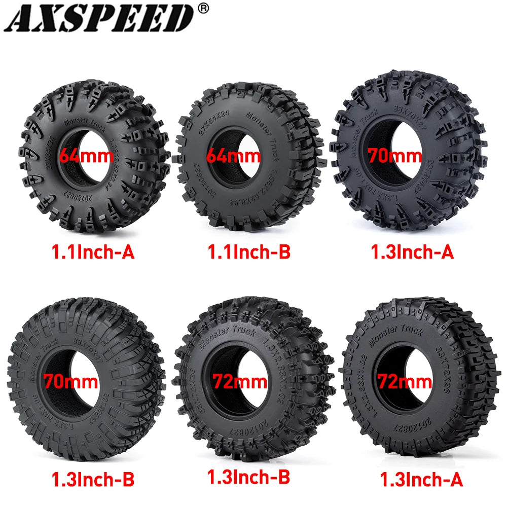 Pneus Mud Terrain AXSPEED 1.1/1.3 pouce – lot de 4