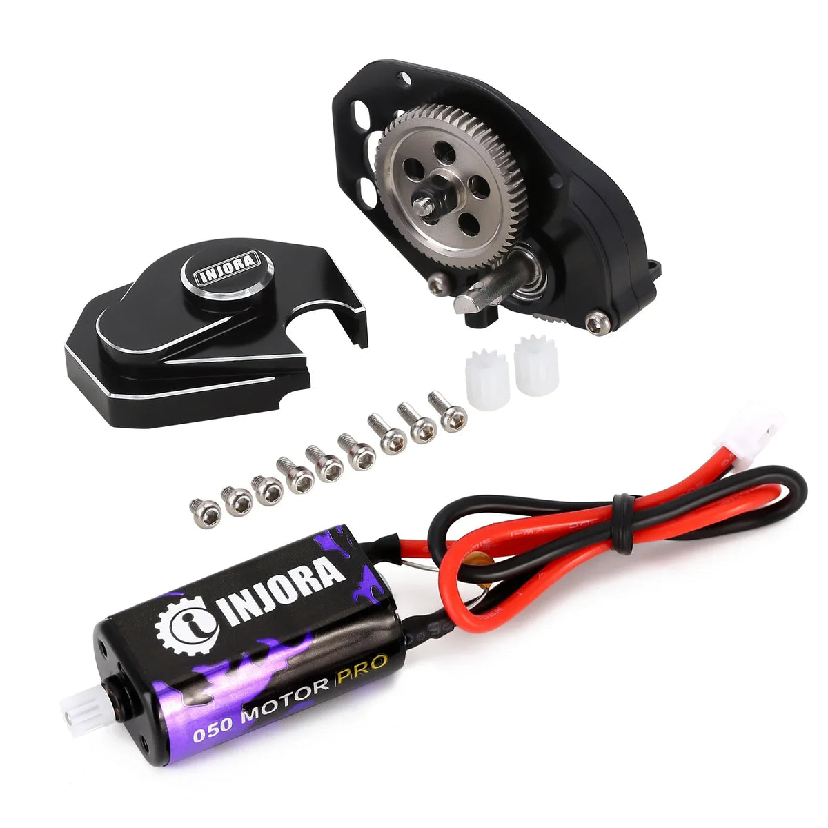 Boîte INJORA CNC aluminium pour Axial SCX24 – autre vue