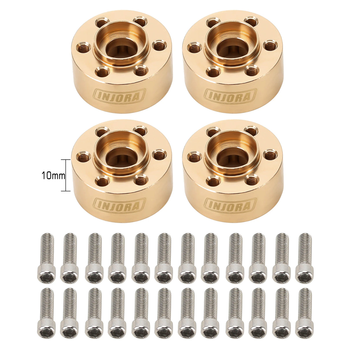 Adaptateurs hexagonaux INJORA laiton – vue 8