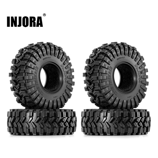 Pneus INJORA King Trekker G2 1.0 62 x 22 mm pour micro crawler