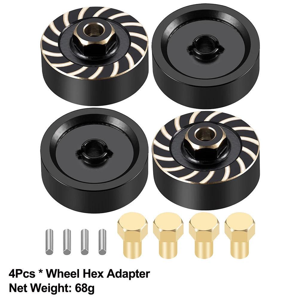 Pièces lestées en laiton AXSPEED pour TRX4M 1/18 – vue 17