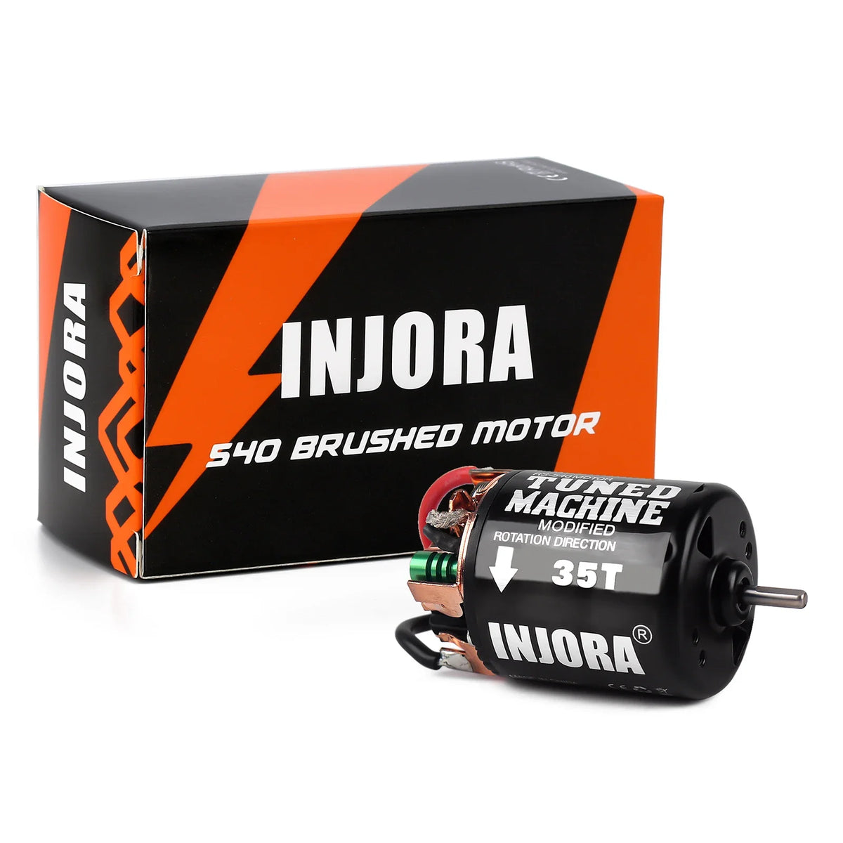 Moteur INJORA brushed pour crawler 1/10 – vue 12