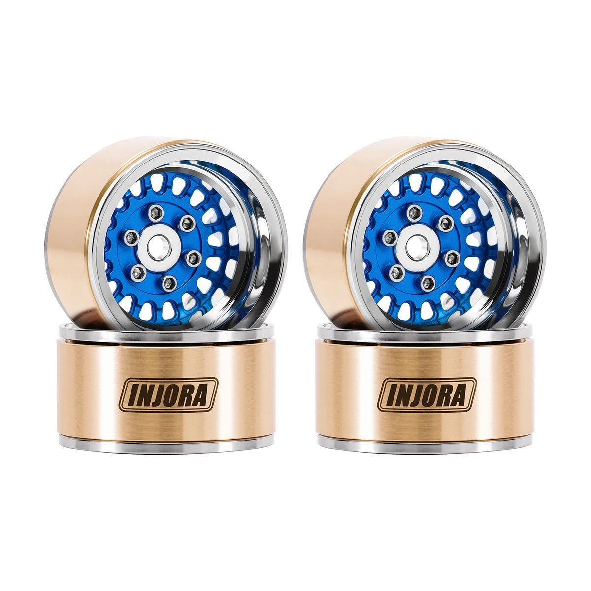 Jantes ModuWheel INJORA en laiton et aluminium – détail
