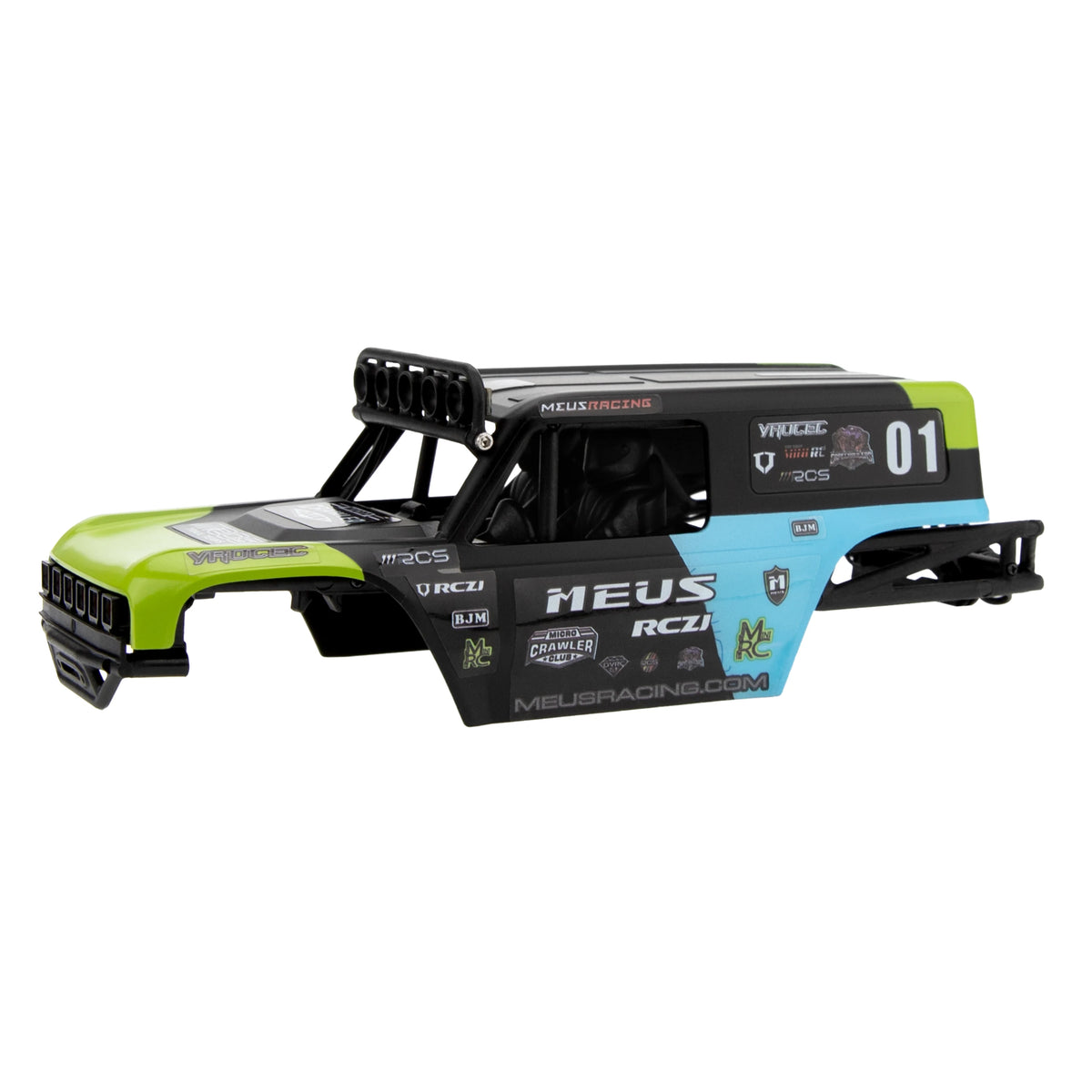 Axial SCX30 1/30 MEUS Racing MB30 crawler body shell - detail view