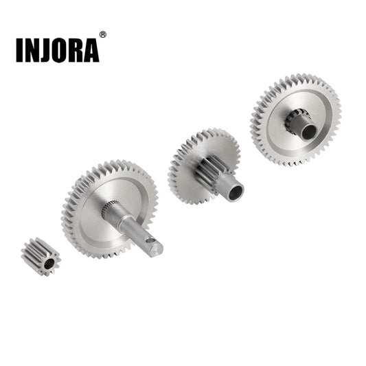 Pignons transmission inox INJORA overdrive underdrive pour TRX4M