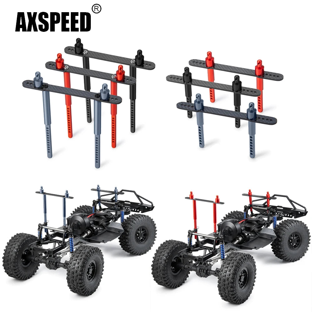 Supports carrosserie AXSPEED SCX10 II 90046 – vue 2