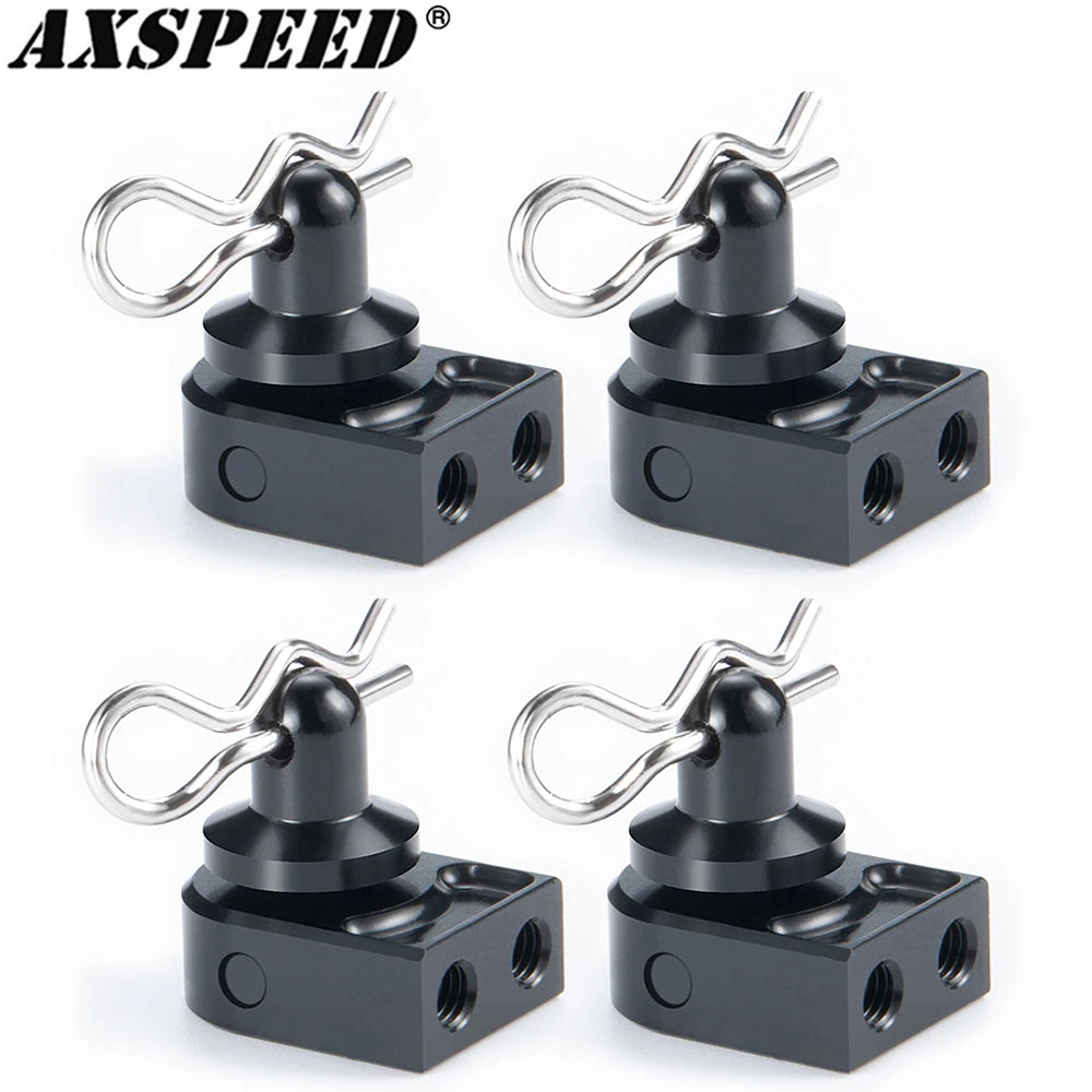 Support carrosserie aluminium AXSPEED pour Axial SCX10 PRO 1/10