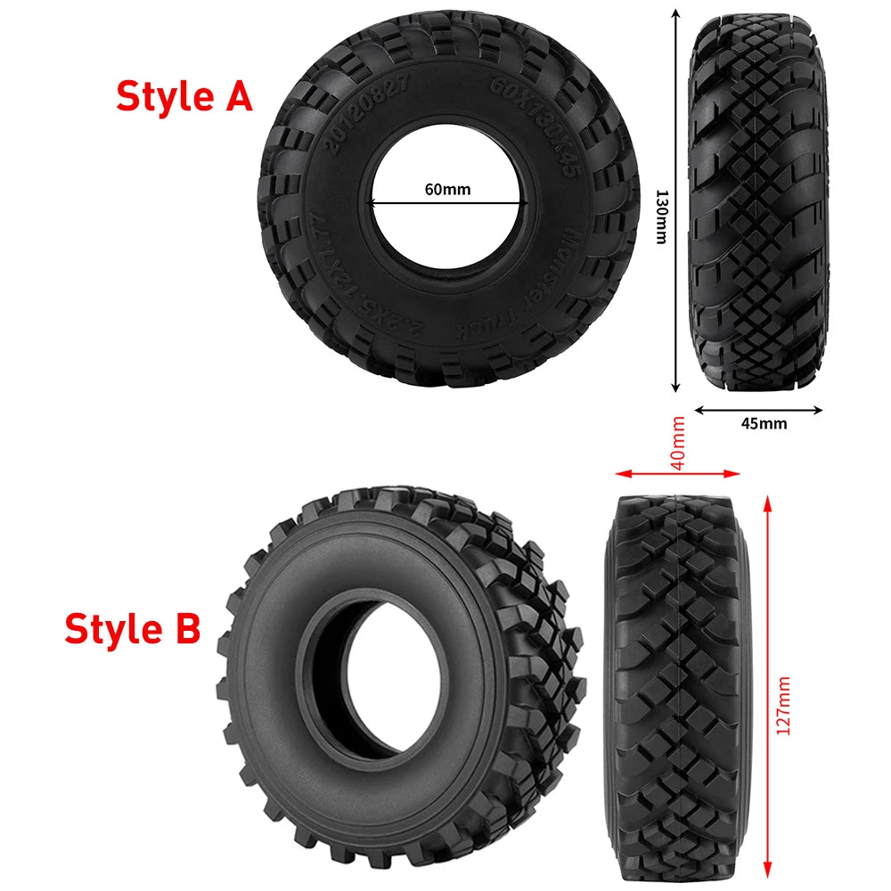 Pneus AXSPEED 2.2 pour Wraith / TRX4 / TRX6 / SCX10 1/10 – vue 3