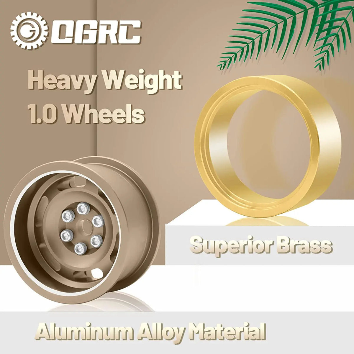 Jantes beadlock 1.0 32 g pour TRX4M SCX24 AX24 FCX24 – détail