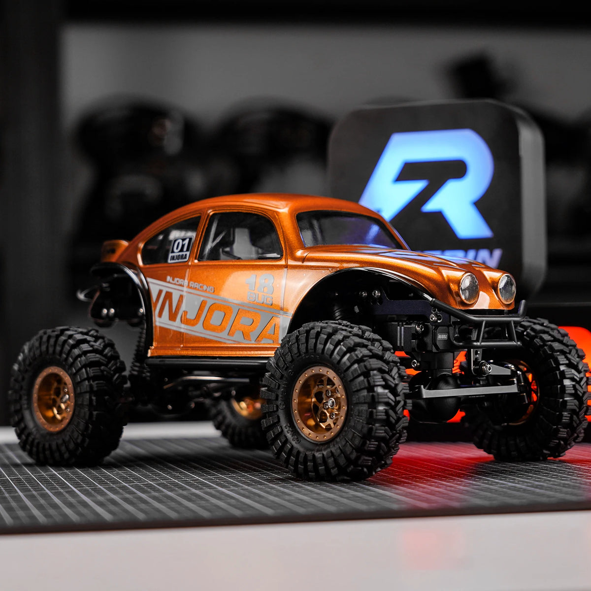 INJORA carrosserie BUG18 pour châssis LCG universel TRX4M – vue produit