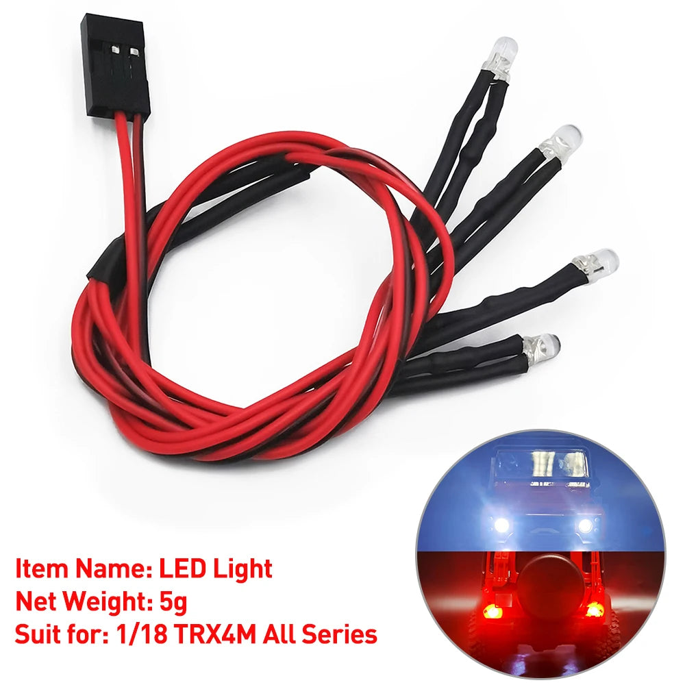 Éclairage LED AXSPEED pour TRX4M Bronco / Defender / K10 – vue 8