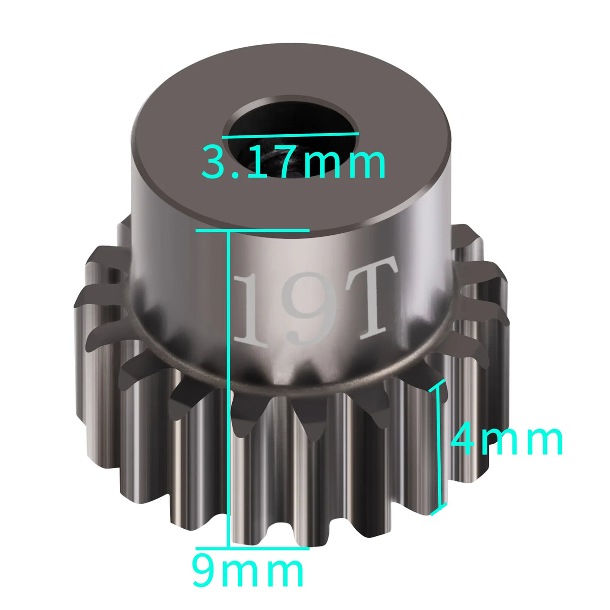 Pignons moteur acier AXSPEED 48P 13–45T pour axe 3,17 mm – vue 5