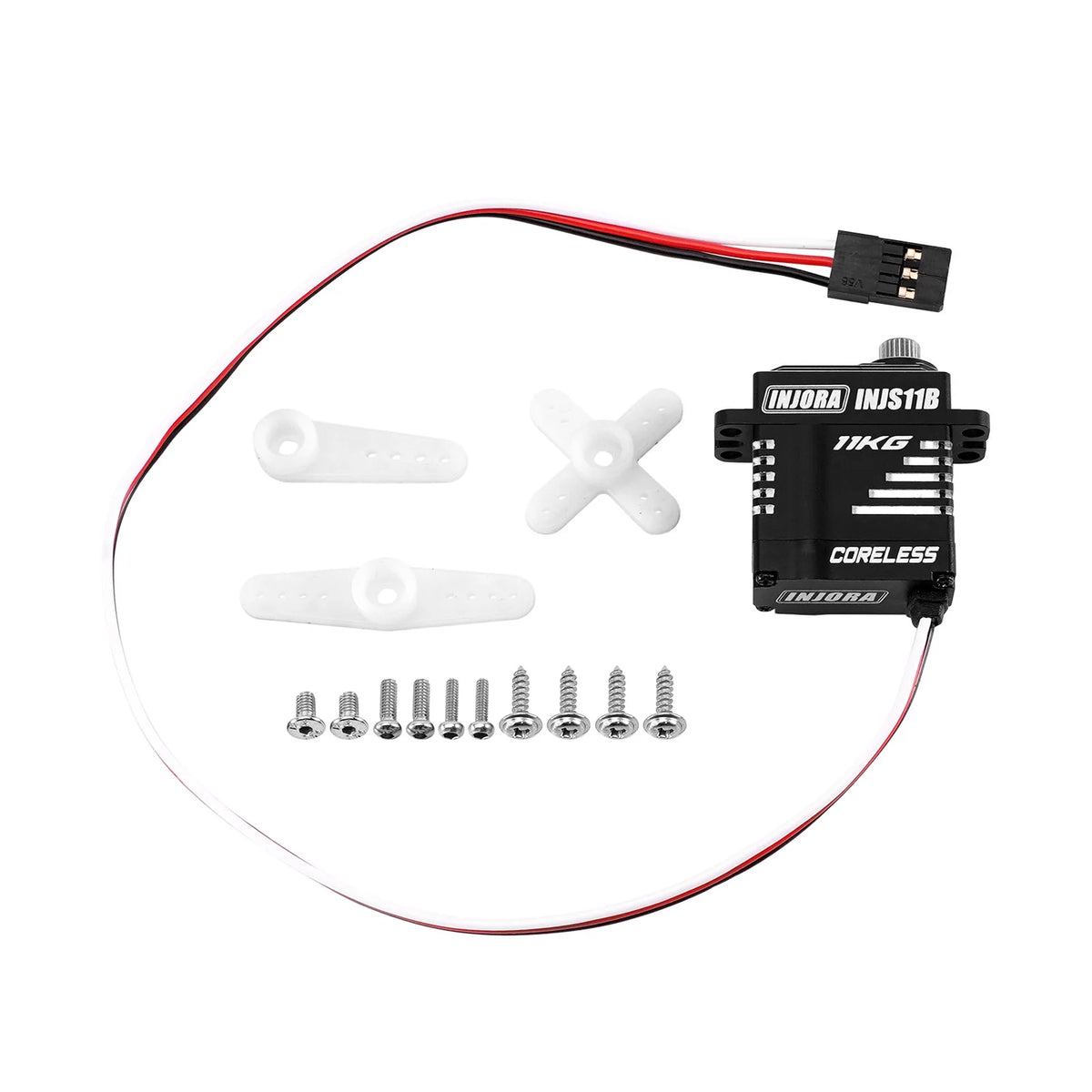 INJORA servo coreless 11 kg pour Axial SCX24 AX24 – présentation produit