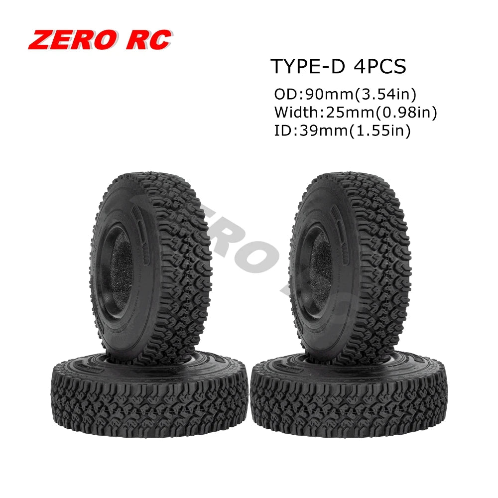 Pneus boue 1.55 pour crawler RC – vue 12