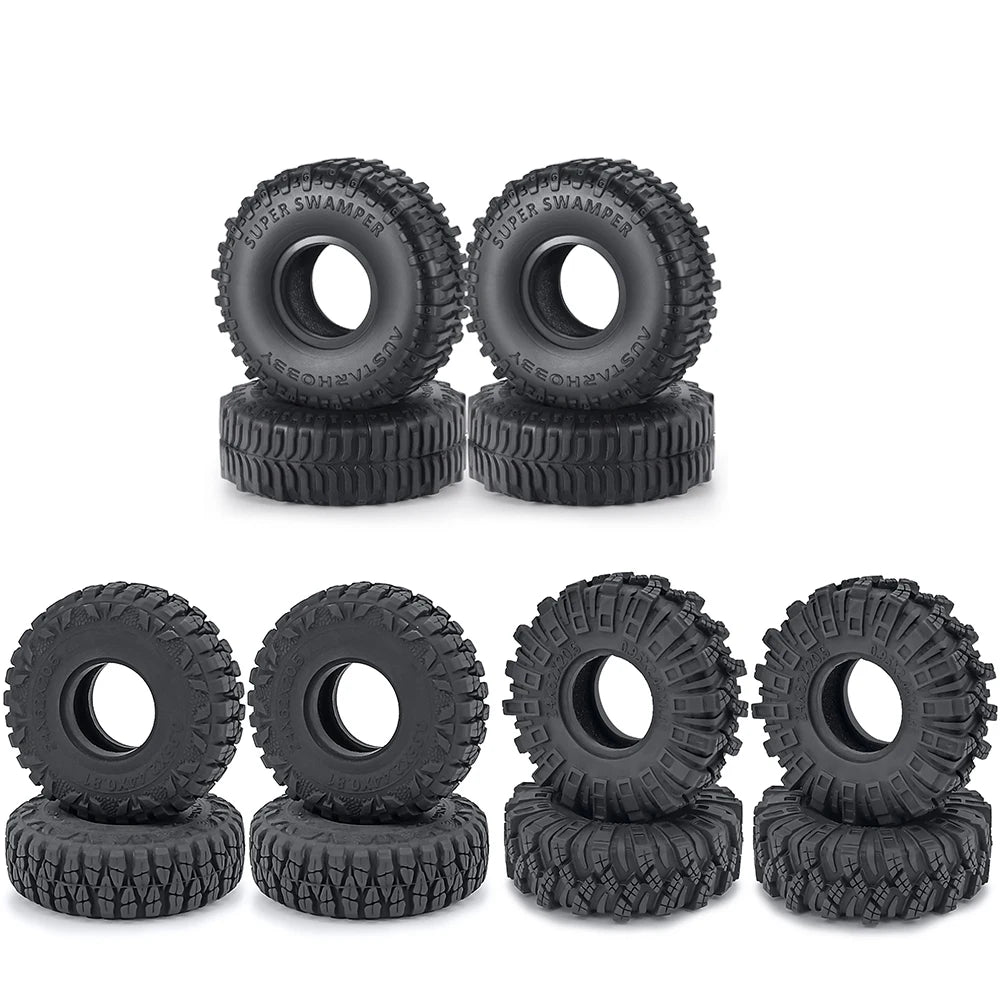 Pneus caoutchouc AXSPEED Mud Terrain 1.0 pour micro crawler RC