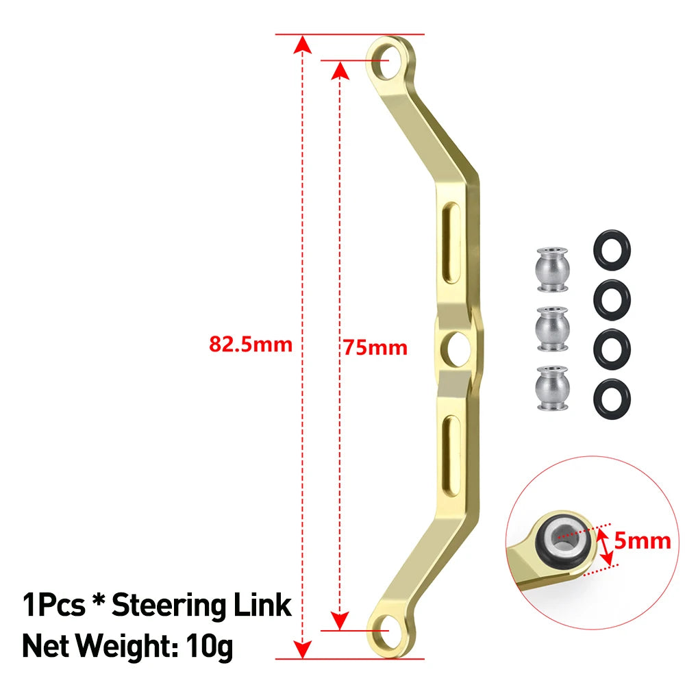 Pièces laiton lestées AXSPEED pour TRX4M 1/18 – vue 9