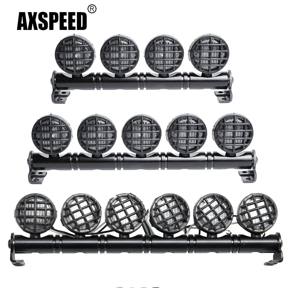 Barre LED blanche AXSPEED 4, 5 ou 6 feux pour SCX10 et TRX4