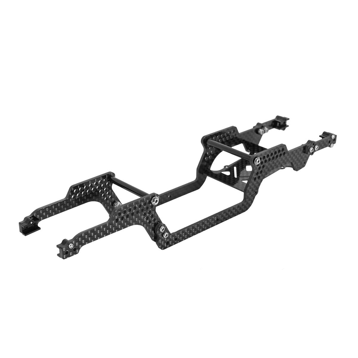 Châssis LCG carbone INJORA avec plateau batterie pour TRX4M