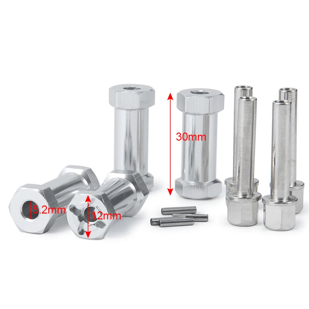 Adaptateurs AXSPEED 12 mm pour roues crawler – présentation complémentaire