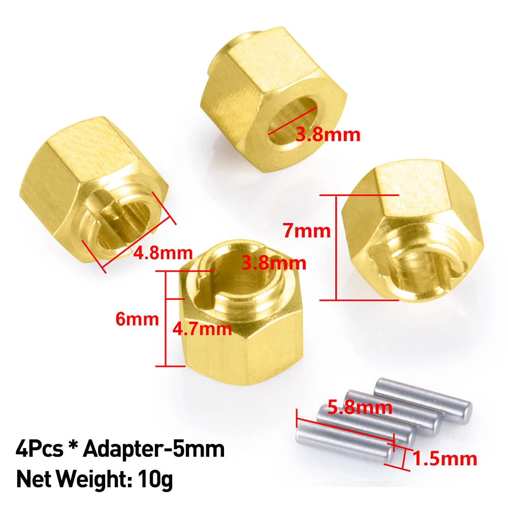Pièces lestées laiton AXSPEED TRX4M 1/18 – vue 24