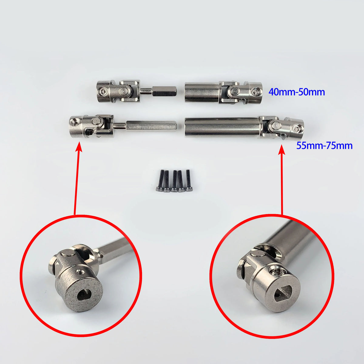 Arbres de transmission centraux inox AXSPEED pour TRX4M – vue complémentaire 3