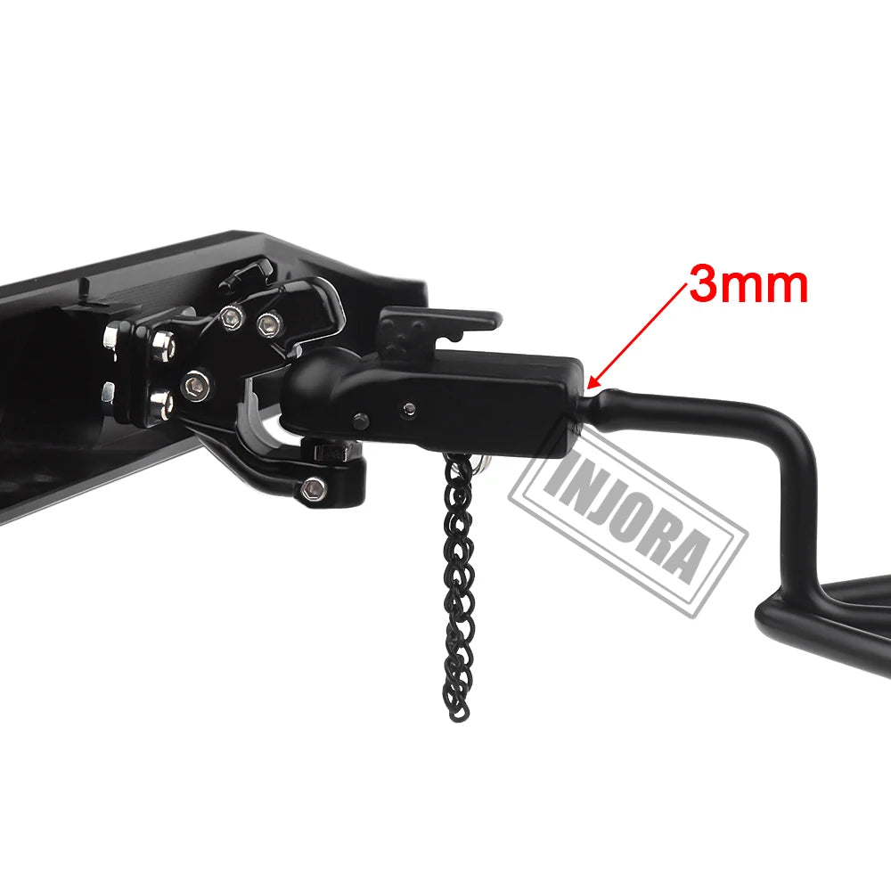 Attelage métal INJORA compatible TRX4 TRX6 SCX10 Redcat – présentation