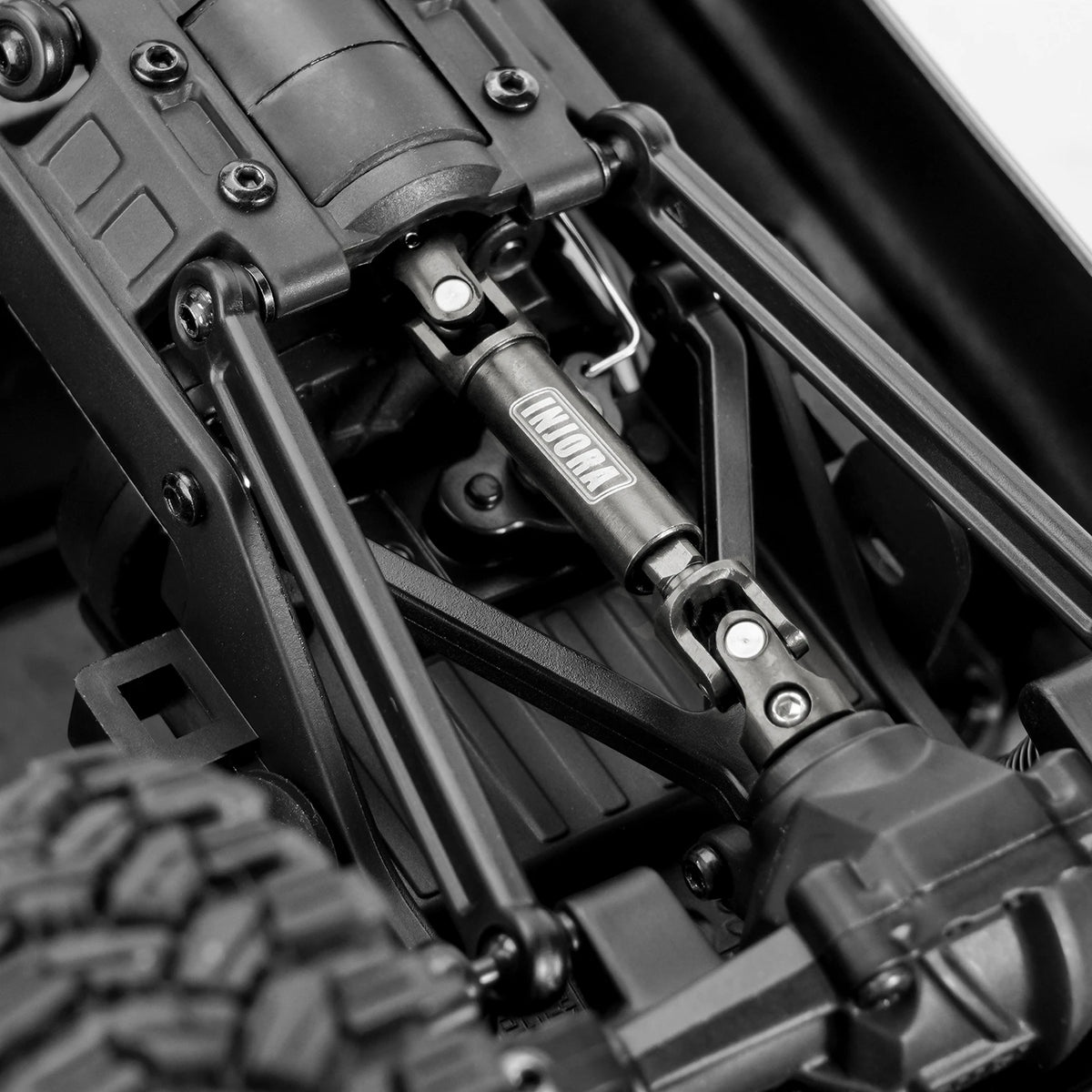 Cardans acier INJORA pour micro crawler FMS FCX24 – vue produit