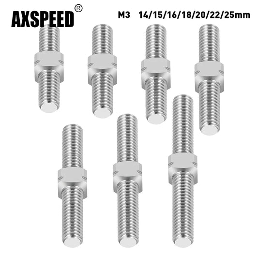 Tige de liaison M3 AXSPEED métal à filetage gauche droite pour RC