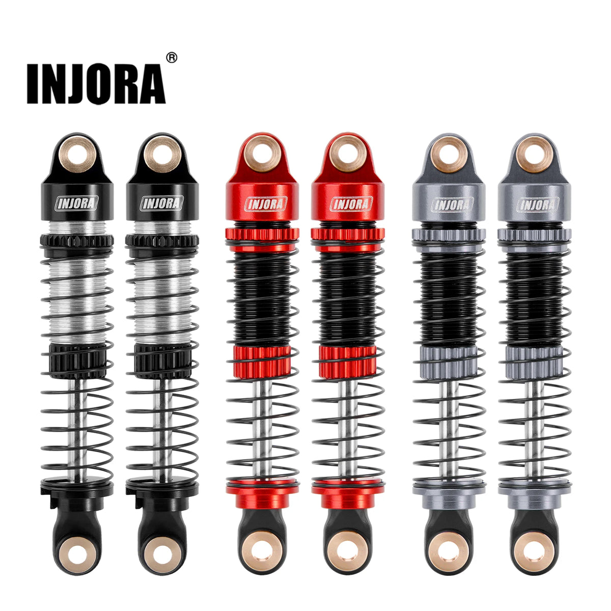 Amortisseurs huile INJORA 53 mm pour Traxxas TRX4M 1/18