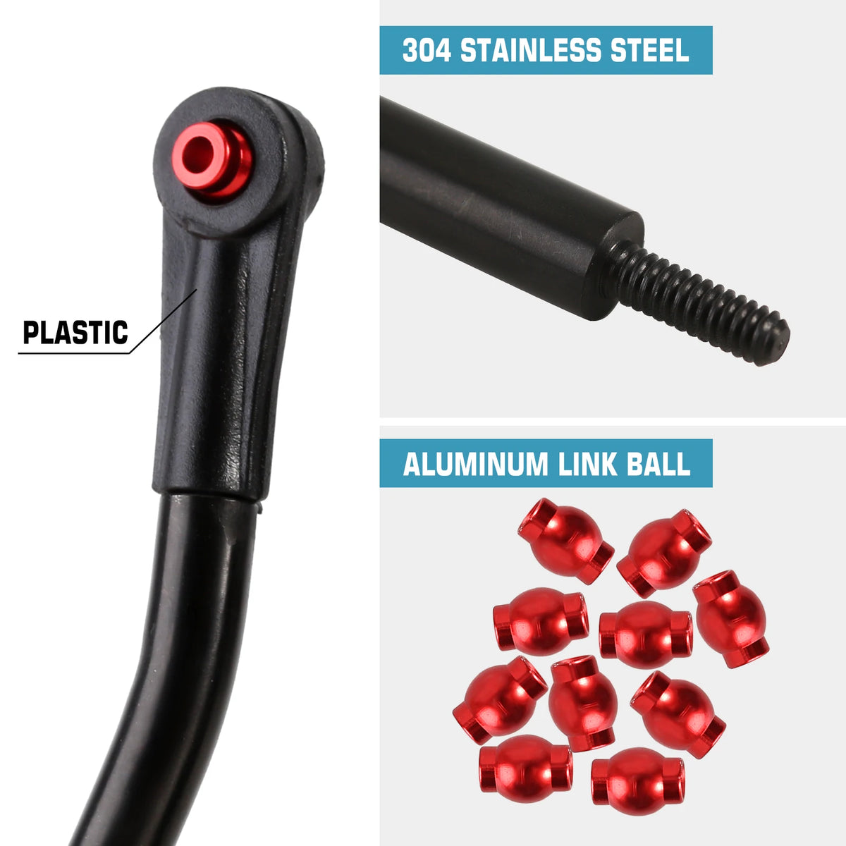 Biellettes high-clearance INJORA SCX24 1/24 – présentation