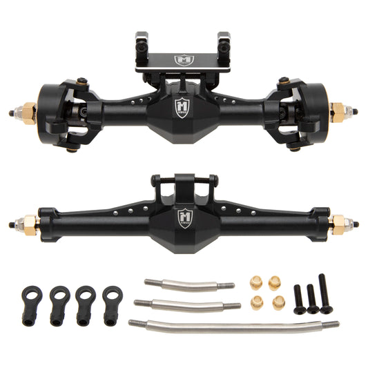 Ponts MEUS Racing TRX4M CVD 3 sections direction 52 degrés plus 5 mm