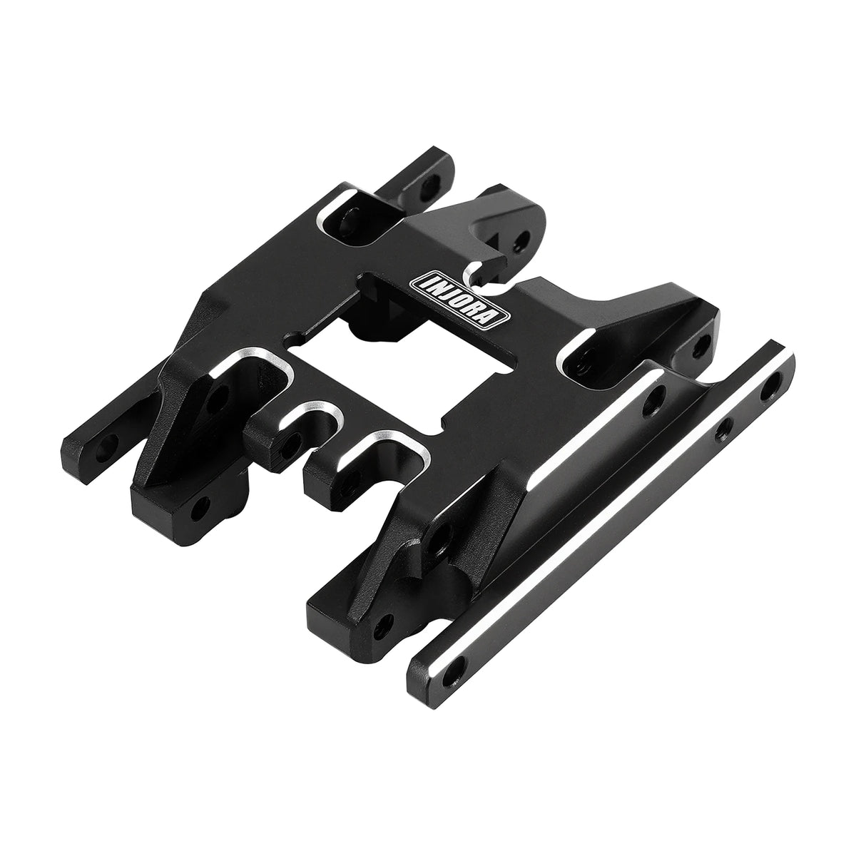 INJORA Plaque skid / support transmission aluminium 17 g pour TRX4M 1/18 (4M-67BS)