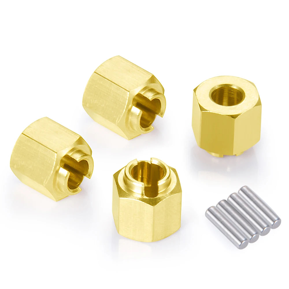 Hexagones laiton AXSPEED pour roues TRX4M – vue supplémentaire