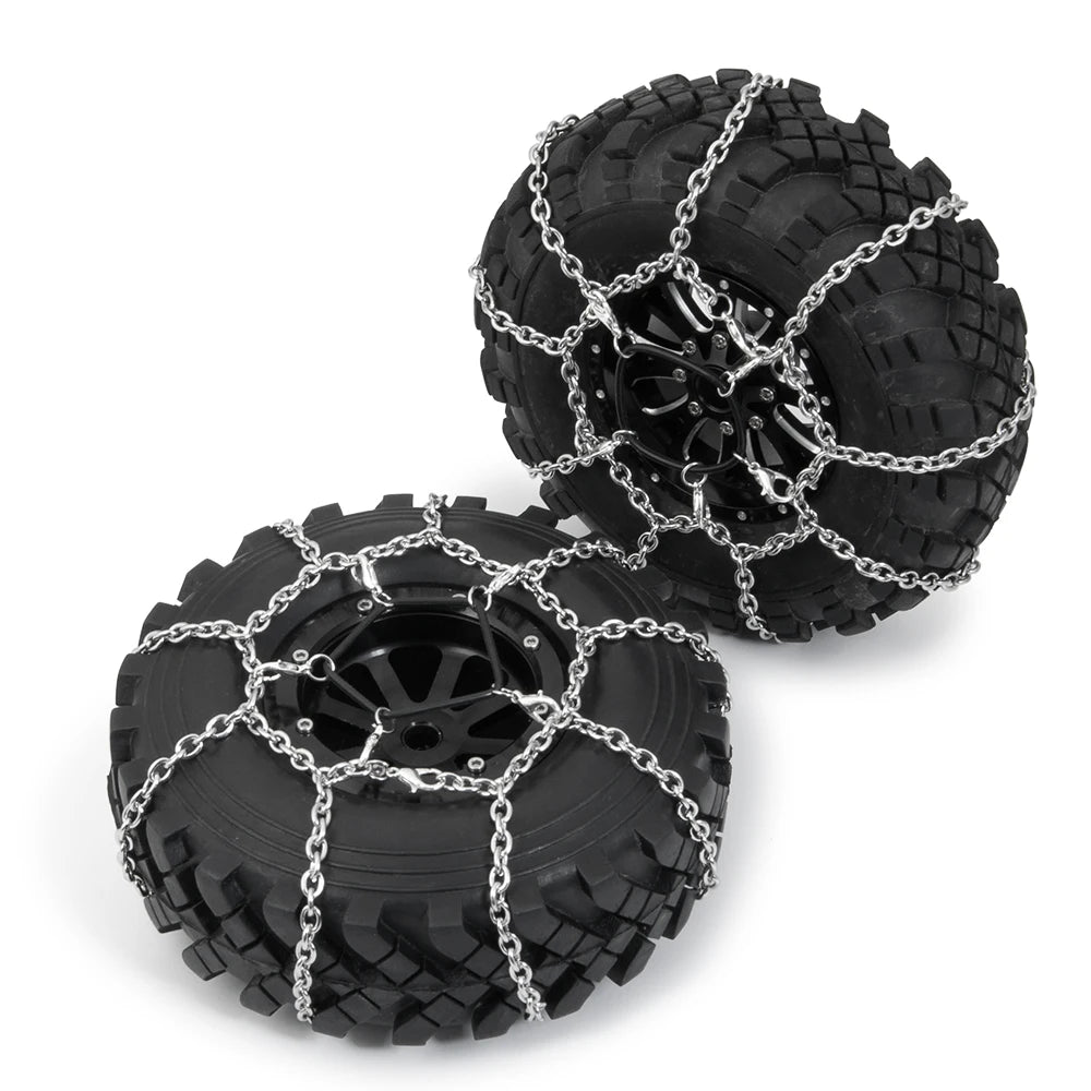 Chaînes à neige métal AXSPEED pour crawler 1/10 – vue 3