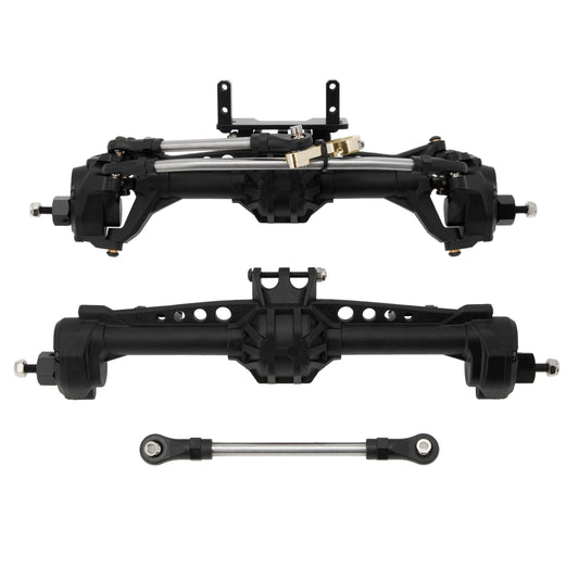 Ponts portiques nylon MEUS Racing avant arrière SCX10 SCX10 II