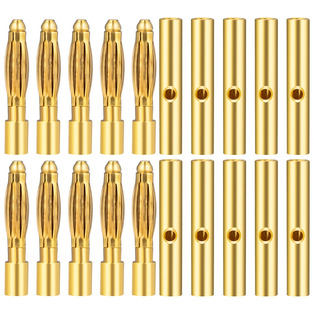 Connecteurs bullet dorés AXSPEED 2.0 3.5 4.0 mm – vue 8