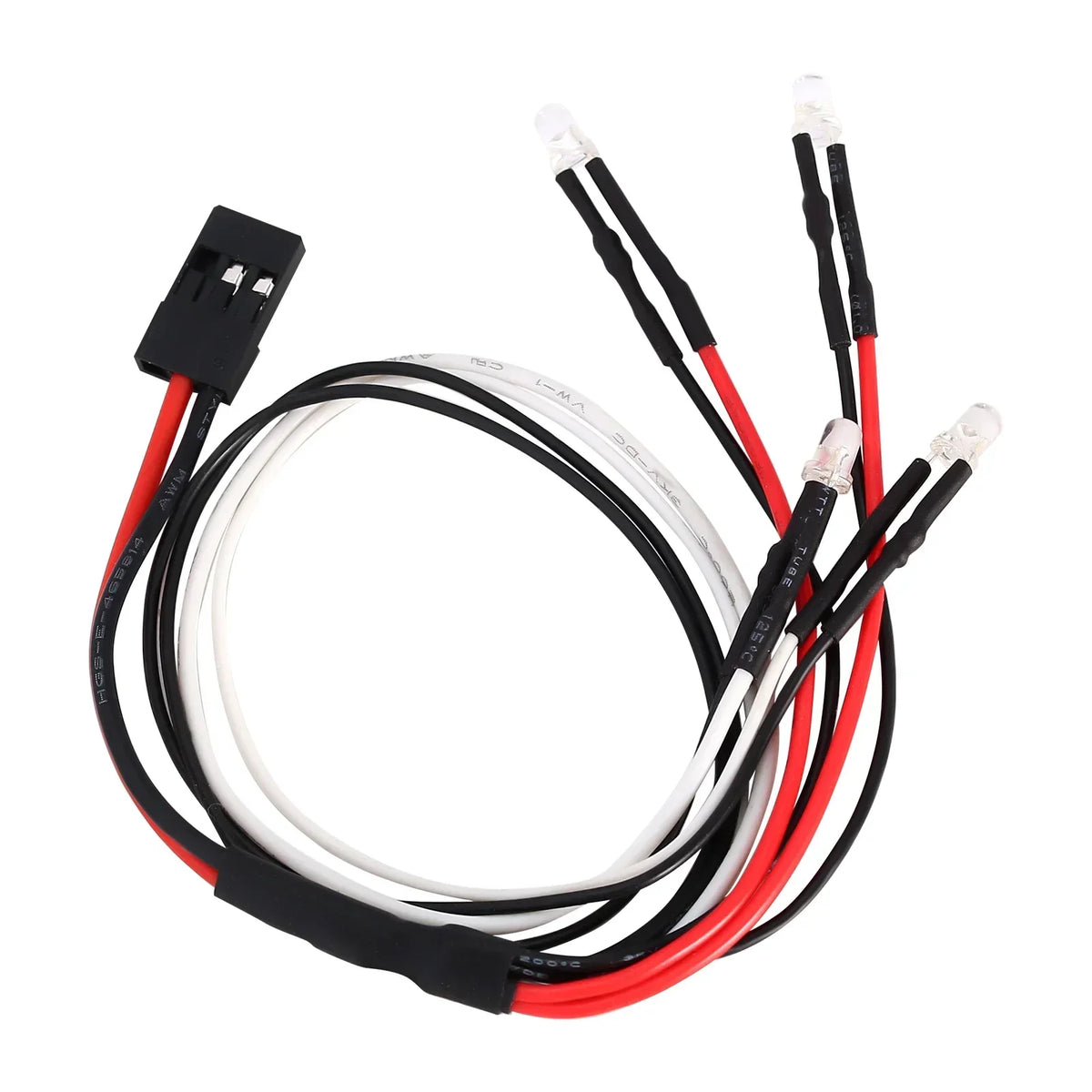 INJORA Kit phares/feux LED CH3 avec commande à distance pour TRX4M 1/18