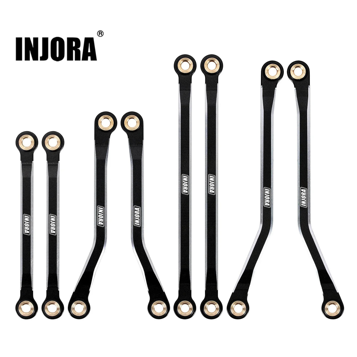 Liens high-clearance CNC aluminium INJORA pour TRX4M 1/18