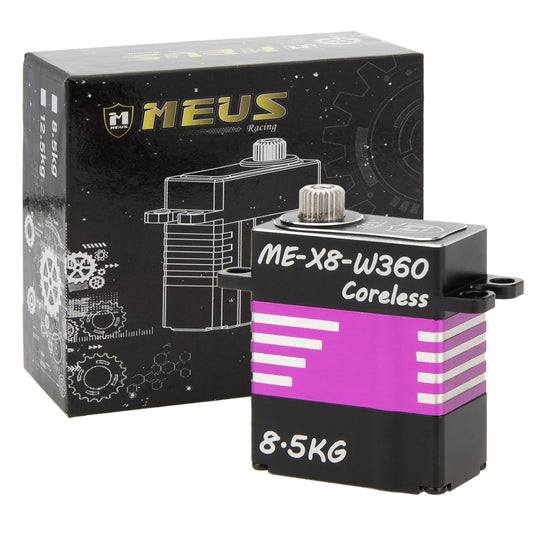Servo treuil MEUS Racing 360 degrés coreless 8.5 kg ME-X8-W360