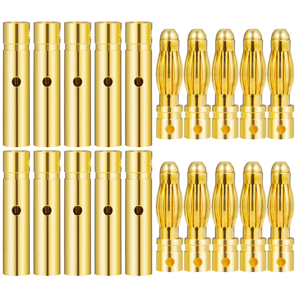 Connecteurs bullet dorés AXSPEED 2.0 3.5 4.0 mm – vue 7