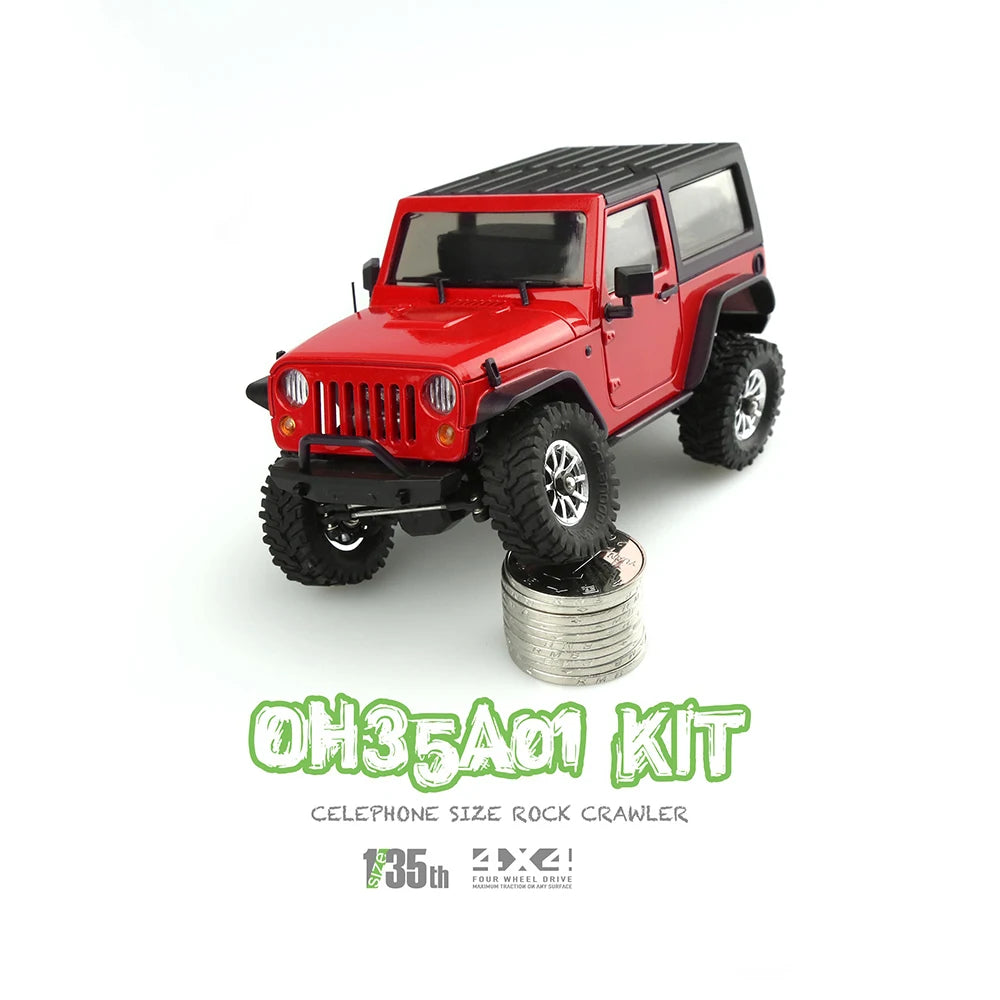 Kit mini crawler Orlandoo Hunter OH35 OH32 – vue 3