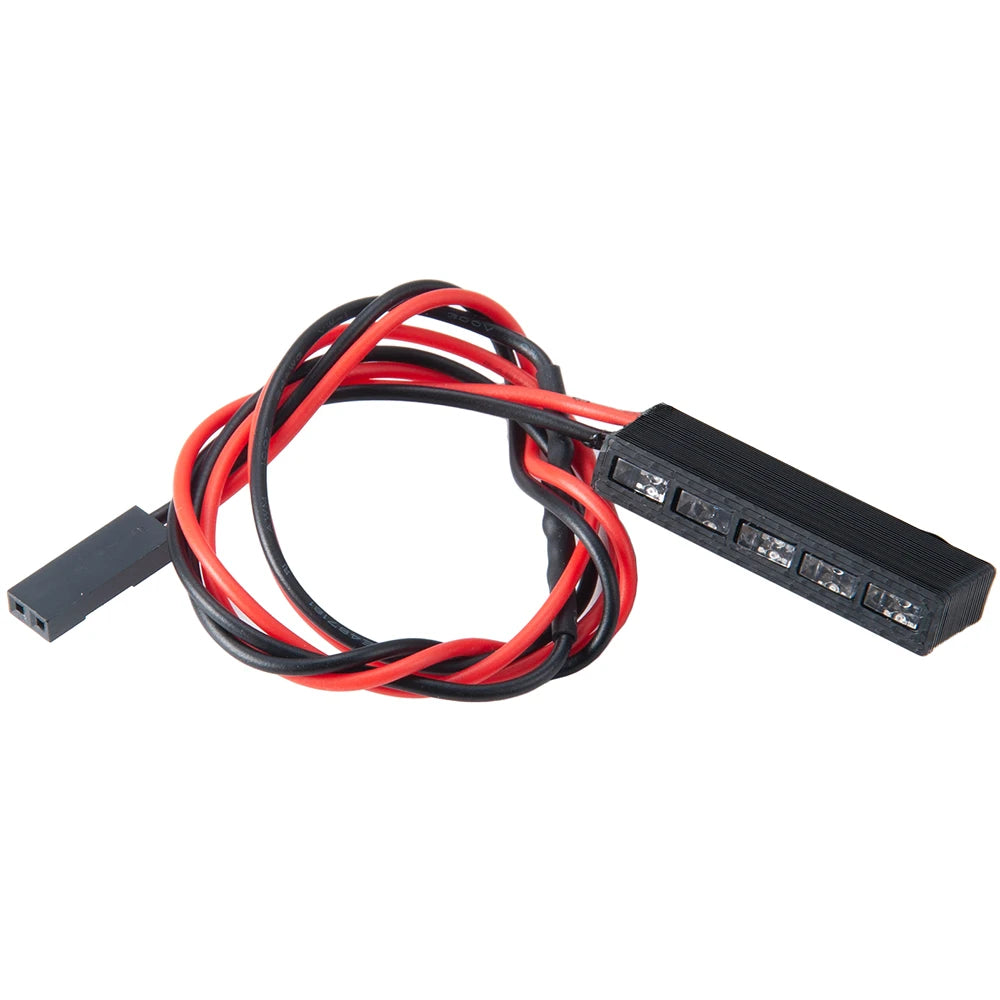 Barre LED clignotante AXSPEED 32 / 65 mm rouge ou jaune RC 1/10 – vue 3