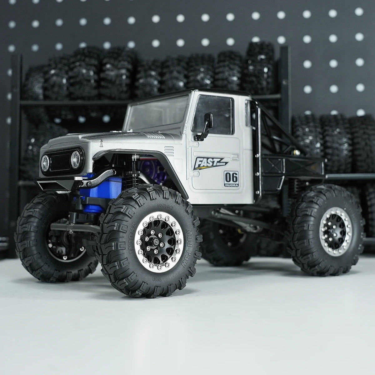 INJORA Jantes beadlock aluminium 1.3" pour crawler RC 1/24–1/18 (W1311)